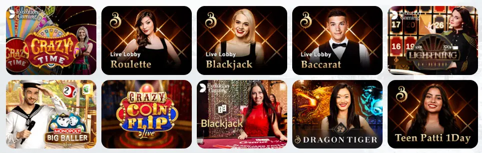 Giochi da casinò dal vivo PRIMUSBET CASINO